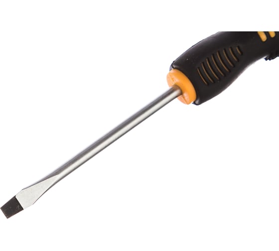 Шлицевая отвертка REXANT SL 6х100 мм, двухкомпонентная рукоятка 12-6430