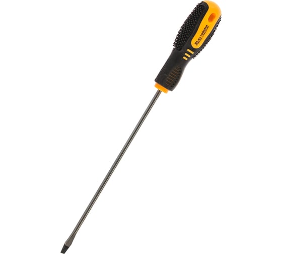 Шлицевая отвертка REXANT SL 4х150 мм, двухкомпонентная рукоятка 12-6425 1