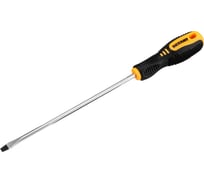 Шлицевая отвертка REXANT SL 6х200 мм, двухкомпонентная рукоятка 12-6432