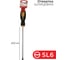 Шлицевая отвертка REXANT SL 6х200 мм, двухкомпонентная рукоятка 12-6432 2
