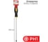 Крестовая отвертка REXANT PH 1х200 мм, двухкомпонентная рукоятка 12-6406 2