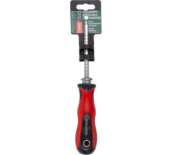 Отвертка телескопическая переставная Rockforce PH2хSL6мм RF-711A180(56906) 1