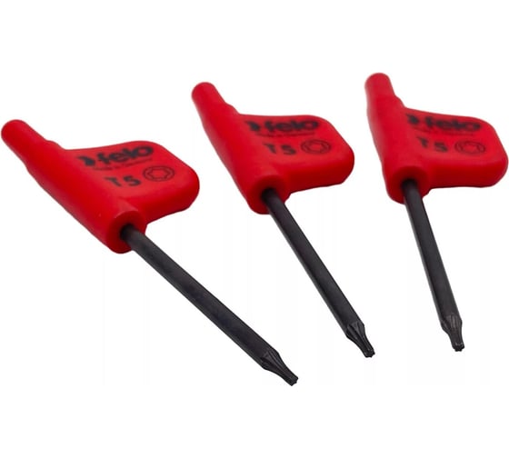 Флажковый ключ Felo TX5x33, упаковка 3 шт. 34810550