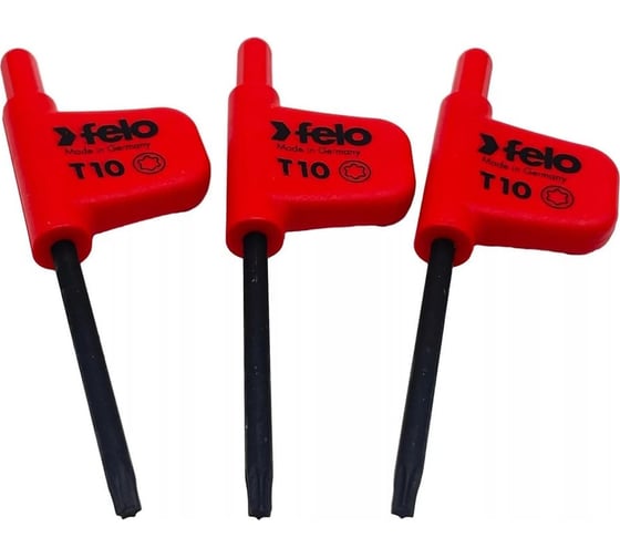 Флажковый ключ Felo TX10x37, упаковка 3 шт. 34811050