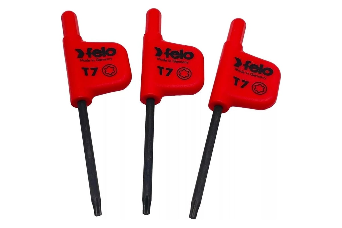 Флажковый ключ Felo TX7x33, упаковка 3 шт. 34810750 - выгодная цена ...