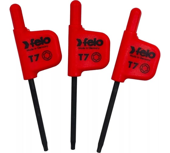 Флажковый ключ Felo TX7x33, упаковка 3 шт. 34810750