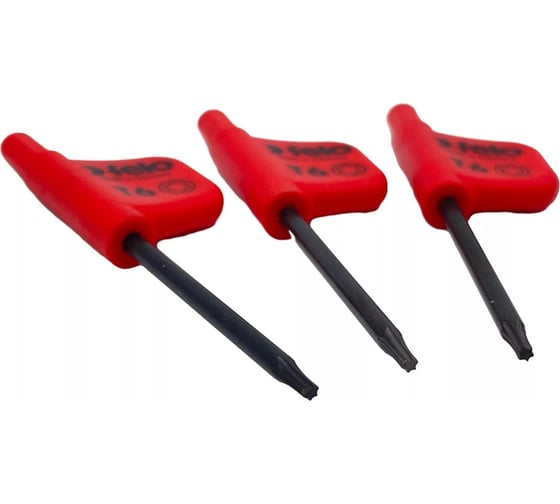 Флажковый ключ Felo TX6x33, упаковка 3 шт. 34810650