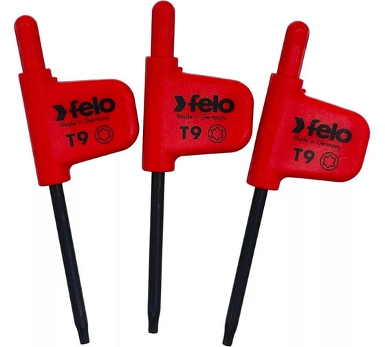 Флажковый ключ Felo TX9x37, упаковка 3 шт. 34810950 1