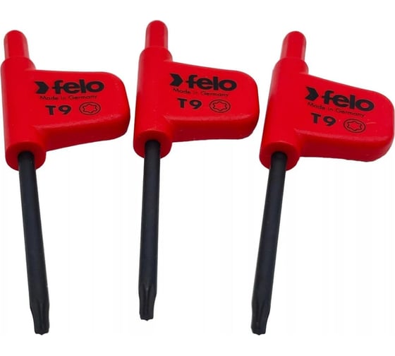 Флажковый ключ Felo TX9x37, упаковка 3 шт. 34810950