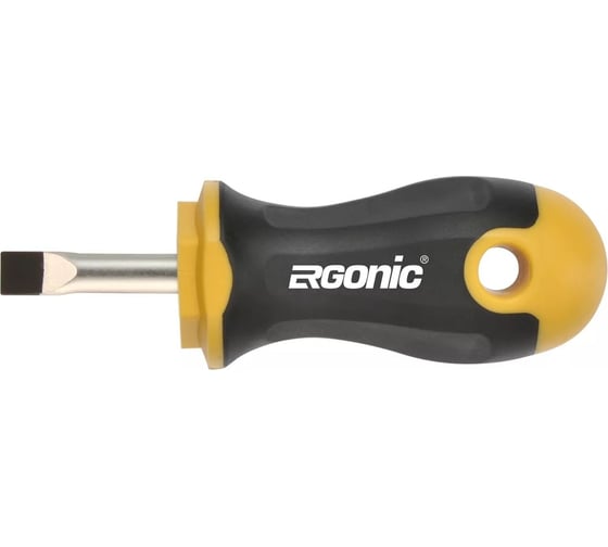 Плоская отвертка Felo Ergonic Stubby SL3.5x0.6x25 мм 46003510 1