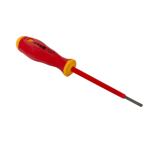 Отвертка EKF Professional SL2.5x0.4 мм, VDE 1000В sl-2.5-0.4-pro-in