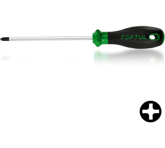 Отвертка крестовая TOPTUL PH3x150 мм серии Pro-Plus FBAF0315 1