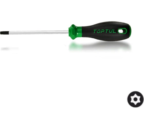 Отвертка TOPTUL Pro-Plus TORX T10x75 мм с отверстием, FEAF1008