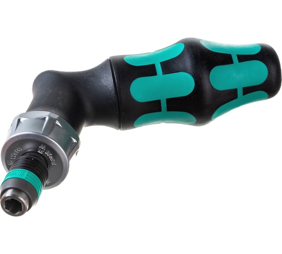 Реверсивная угловая отвертка WERA Kraftform Kompakt Pistol RA с набором бит 1/4 в ручке WE-051030