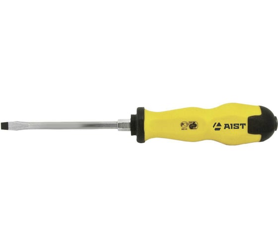 Шлицевая плоская отвертка AIST SL10 200мм ударная под ключ 8112200100 00-00006490