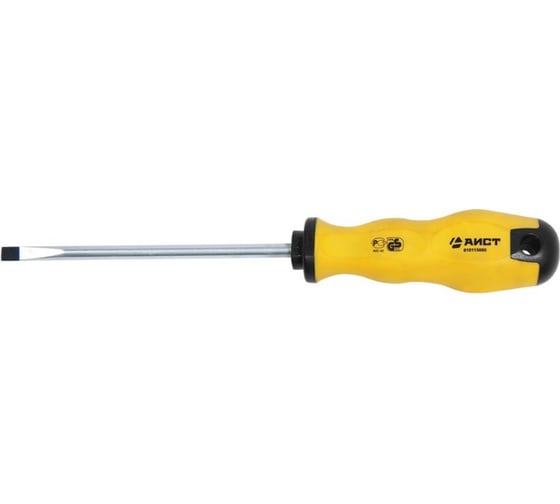 Отвертка с прямым шлицем AIST SL2.5 60мм кабинетная 810406025 00-00003439