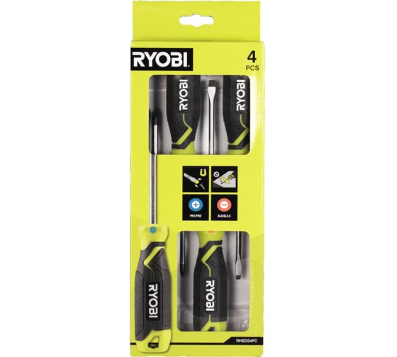 Набор отверток Ryobi RHSDS4PC 5132006043
