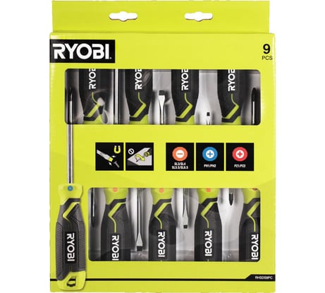 Набор отверток Ryobi RHSDS9PC 5132006047
