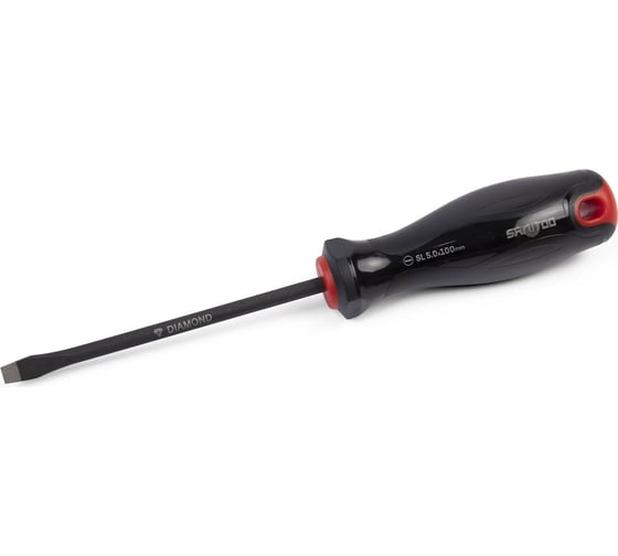 Отвертка Sanitoo PRO Diamond SL5.0x100 мм, с алмазным покрытием 3201