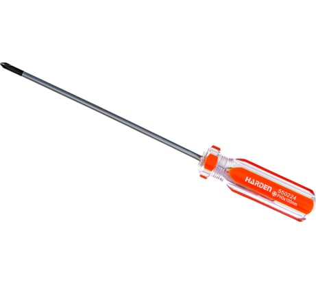 Отвертка HARDEN Халк намагниченная, PH0X100mm, усиленная рукоятка, CRV 550224