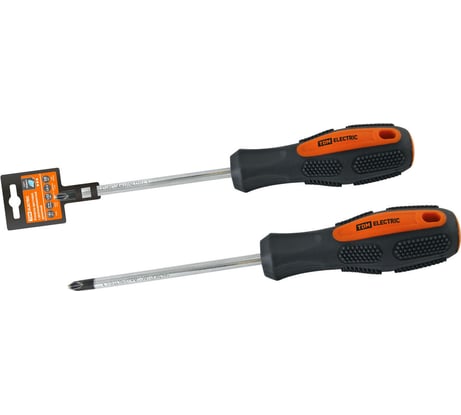 Отвертка  TDM ELECTRIC универсальная крестовая двухкомпонентная, CR-V тип PH3x150, серия "Алмаз" SQ1006-1108