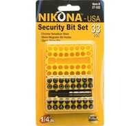 Набор насадок для отверток NIKONA 33пр 27-322