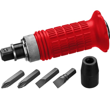 Ударно-поворотная отвертка ЗУБР 6 предметов 2565