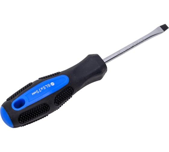 Шлицевая отвертка vertextools 5x75 мм 0051-5-75