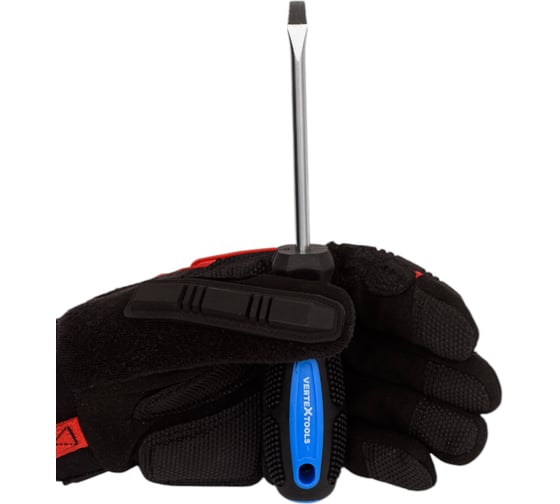 Шлицевая отвертка vertextools 6x100 мм 0051-100
