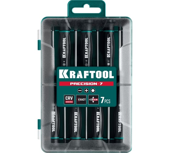 Набор отверток KRAFTOOL Precision 7 предметов 25686 - выгодная