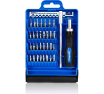 Отвертка универсальная со сменными вставками vertextools 33шт 0061-33