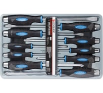 Набор силовых магнитных отверток Forsage Profi S2, 10пр F-2108(28274)