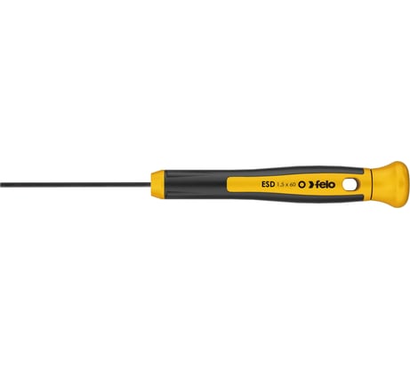 Отвертка для точных работ Felo ESD Safe с защитой от статического напряжения крестовая HEX 2,0x60 25620160