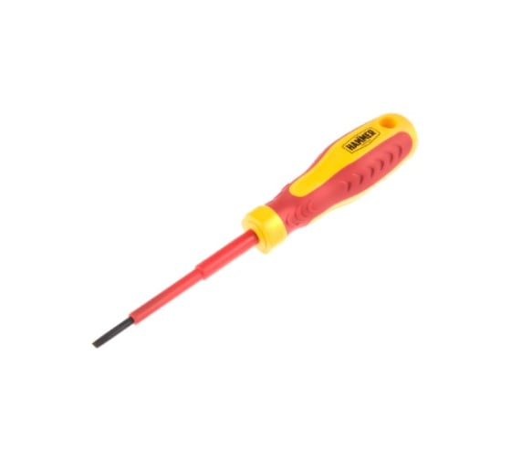 Диэлектрическая отвертка HAMMER 602-005 шлицевая SL4х100 599775