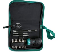 Отвёртки (набор) Sata 25пр. комбинир. с храповой рукояткой (чехол) 09342