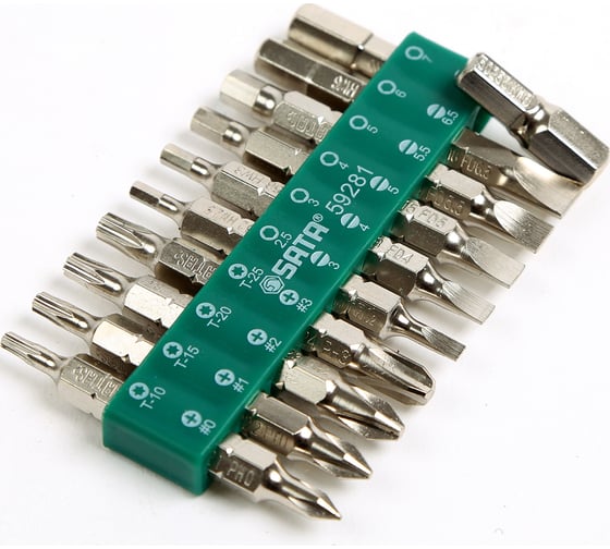 Отвёртки (набор) Sata 25пр. комбинир. с храповой рукояткой (чехол) 09342
