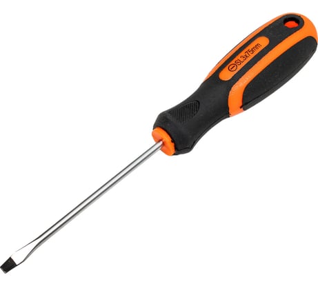 Отвертка прямой шлиц КВАЛИТЕТ SL3x75 мм ОП-3-75 6620423