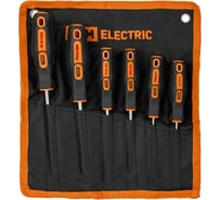 Набор отверток TDM ELECTRIC 6 штук в тканевом чехле SL:3х75;5х100;6х125, PH:0х75;1х75;2х100 серия "Алмаз" SQ1013-0203