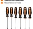 Набор отверток TDM ELECTRIC 6 штук в коробке SL:3х75;5х100;6х100, PH:0х75;1х100;2х100 серия "Алмаз" SQ1013-0204 3