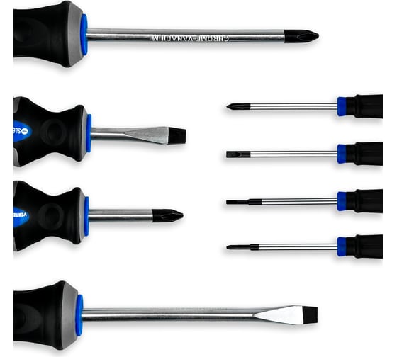 Набор отверток vertextools 8 предм 0061-8