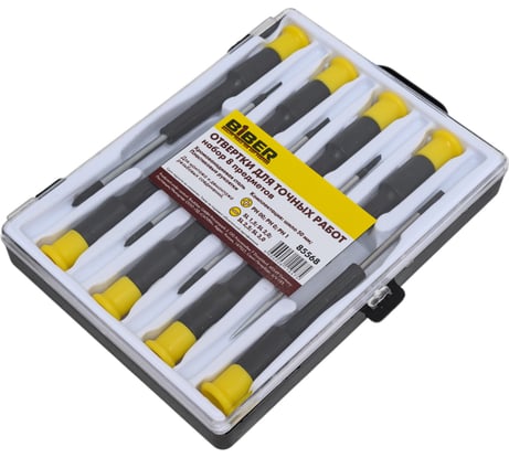 Набор отверток для точных работ Biber 85568 8 шт. (12/48) тов-219062