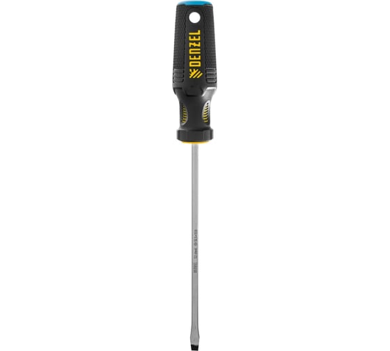 Отвертка Denzel SL5x150 мм, S2, трехкомпонентная рукоятка 121977 1