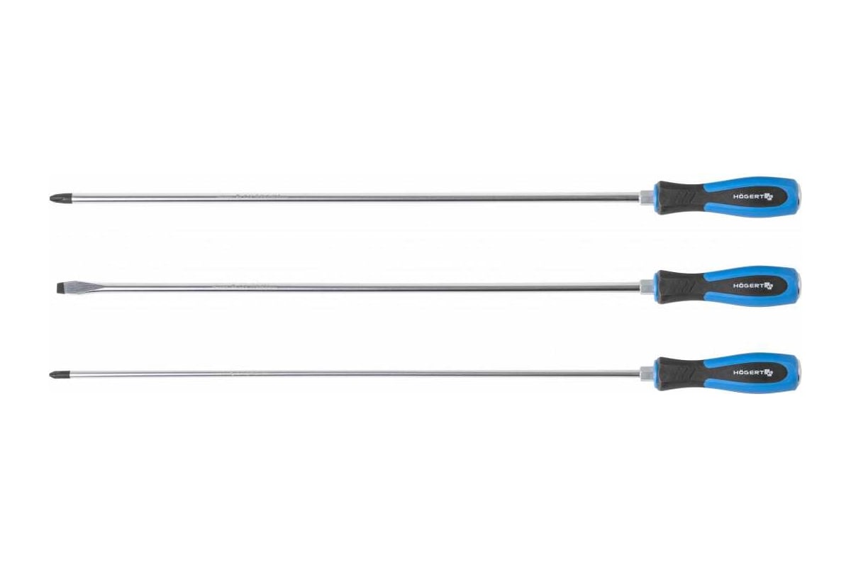 Набор длинных отверток HOEGERT TECHNIK 3 шт HT1S084 - выгодная цена ...