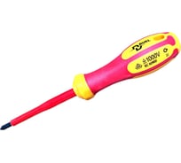 Диэлектрическая отвёртка DUEL 1000V крестообразный шлиц Pz0x60 мм, DE03-000-060