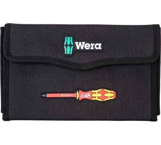 Набор из 14 cменных отверток WERA Kraftform Kompakt VDE 17 extra slim 1 VDE WE-136027