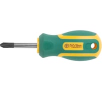 Отвертка FIT Контур CrV сталь, прорезиненная ручка, 6x38 мм, РН2 55196