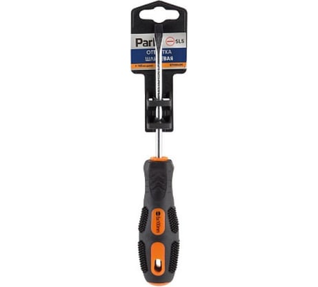 Шлицевая отвертка Park SL5 x100мм двухкомпонентная рукоятка OTV006DK 356006