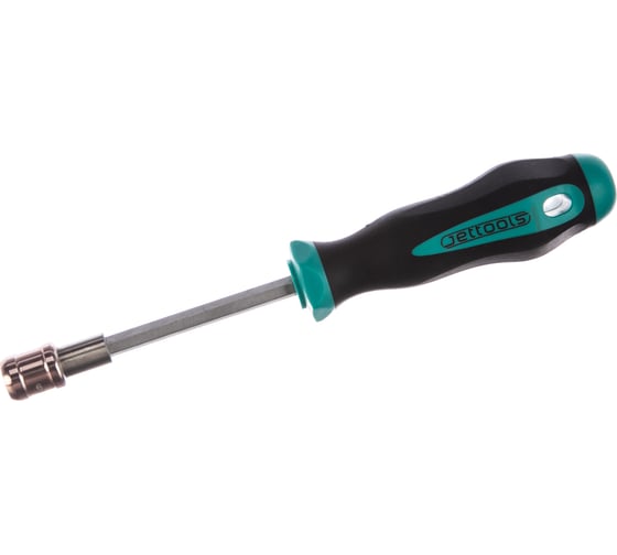 Отвертка для бит 1/4 с самозажимным адаптером 100 мм Jettools  D7-4-610014 1