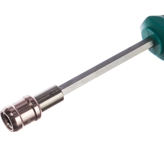 Отвертка для бит 1/4 с самозажимным адаптером 100 мм Jettools  D7-4-610014
