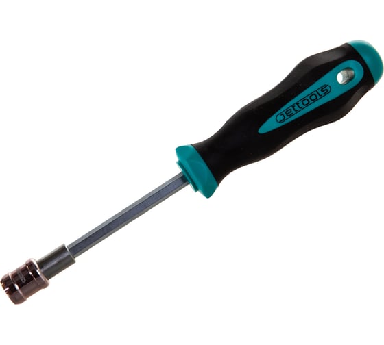 Отвертка для бит 1/4 с самозажимным адаптером 100 мм Jettools  D7-4-610014